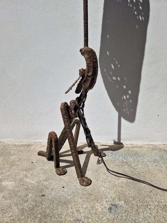 Lampadaire sculpture